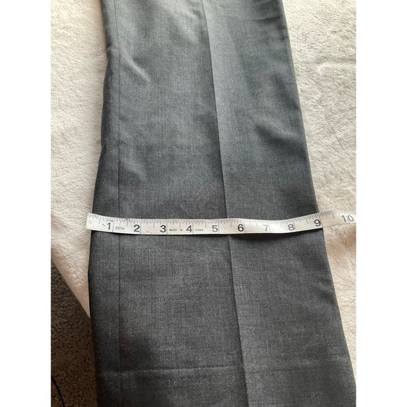 Lauren Ralph Lauren Men size 36x32 wool gray dress pants total comfort flat fron - Picture 7 of 10